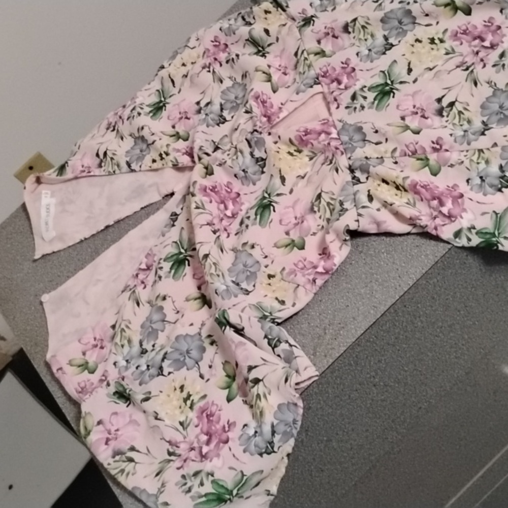 Pink Floral Midi